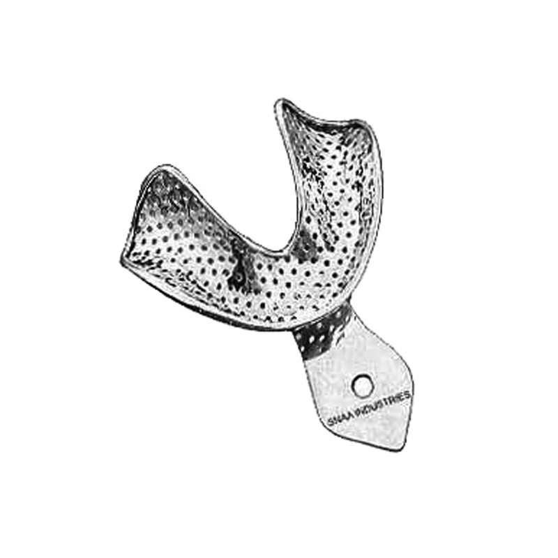 Impression Tray, Perforated Full Denture, Lower, S