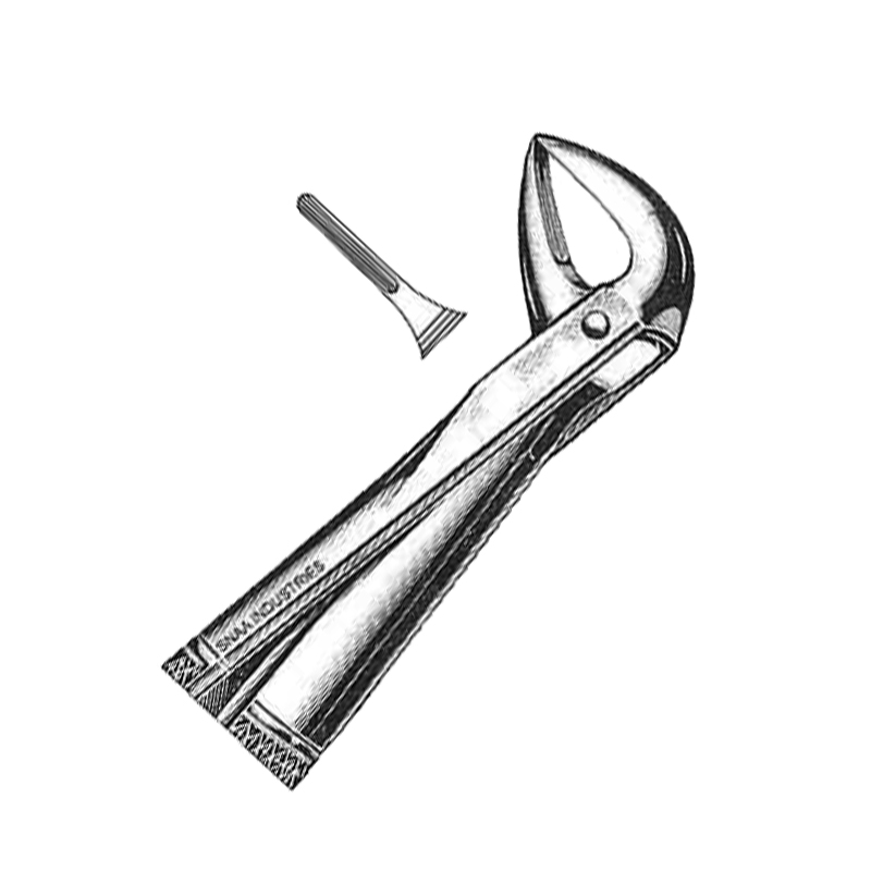 Extracting Forceps English Pattern, Fig. 74 N