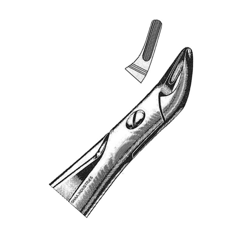 Extracting Forceps English Pattern, Fig. 76