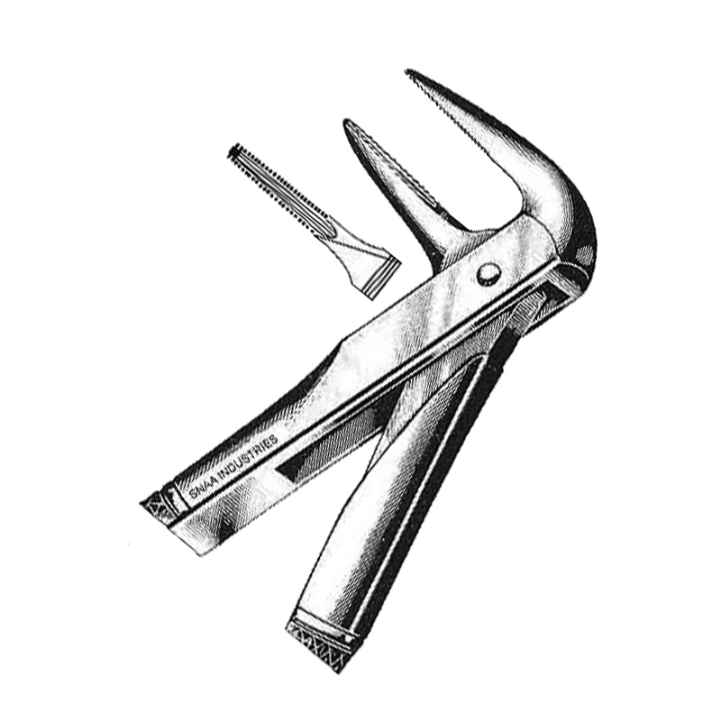 Extracting Forceps English Pattern, Fig. 233