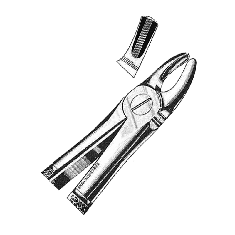 Extracting Forceps English Pattern, Fig. MD 4