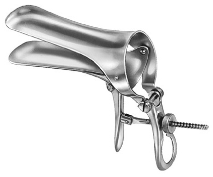 Cusco Vaginal Speculum, Center Screw, German Pattern