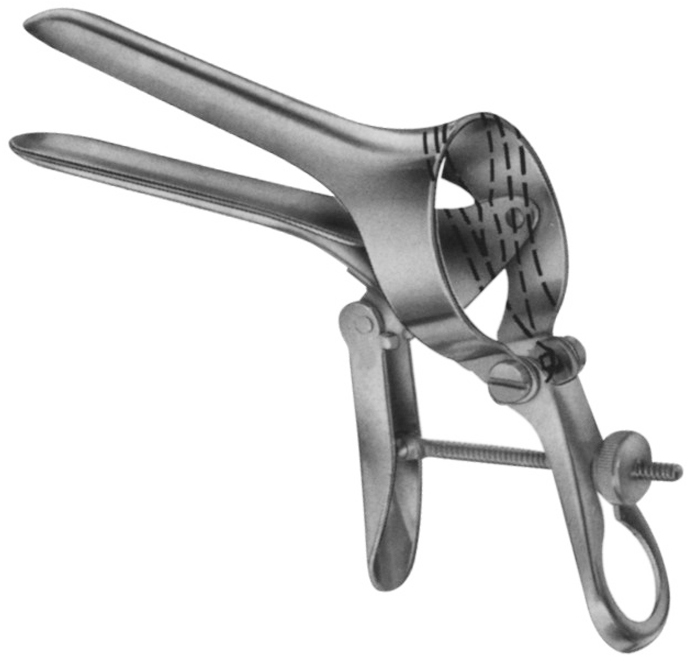 Cusco Vaginal Speculum, Virgin, Center Screw